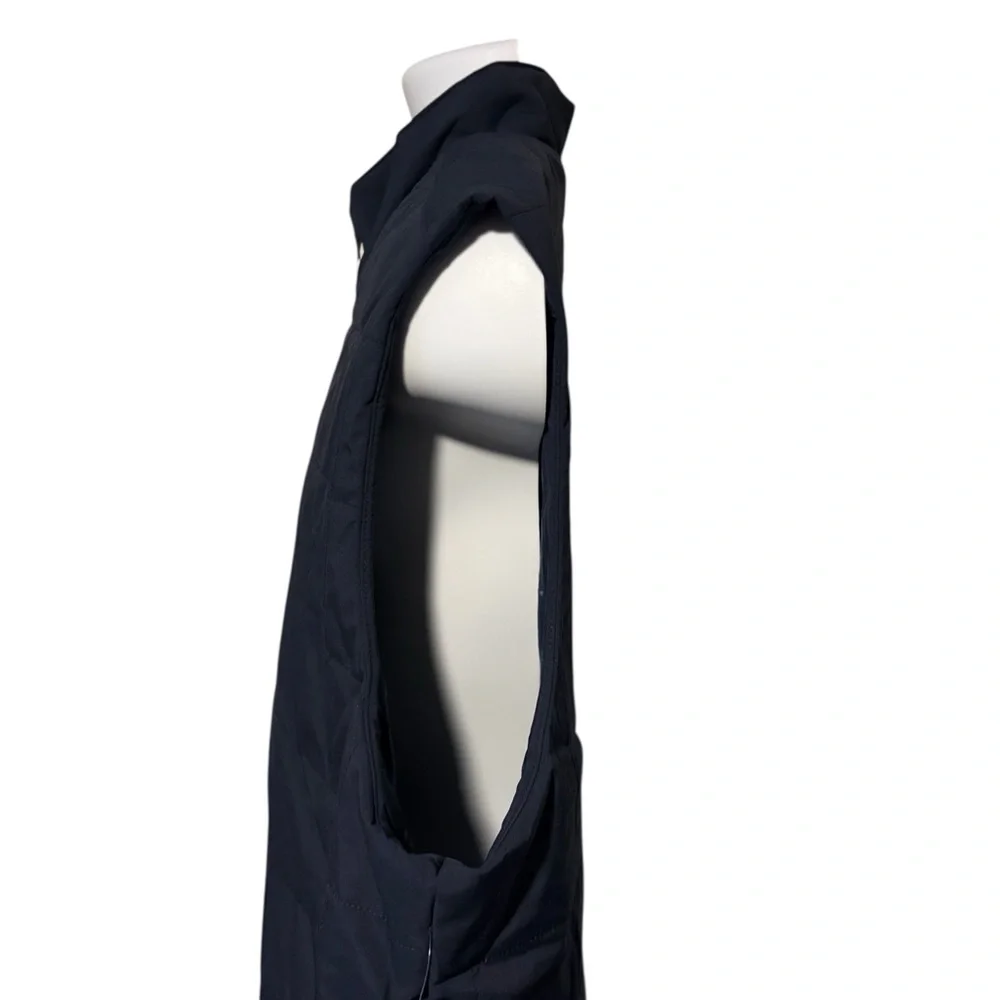 Adidas Men’s Quilted Full Zip Up Vest With Front Pockets Navy 2XL NWT